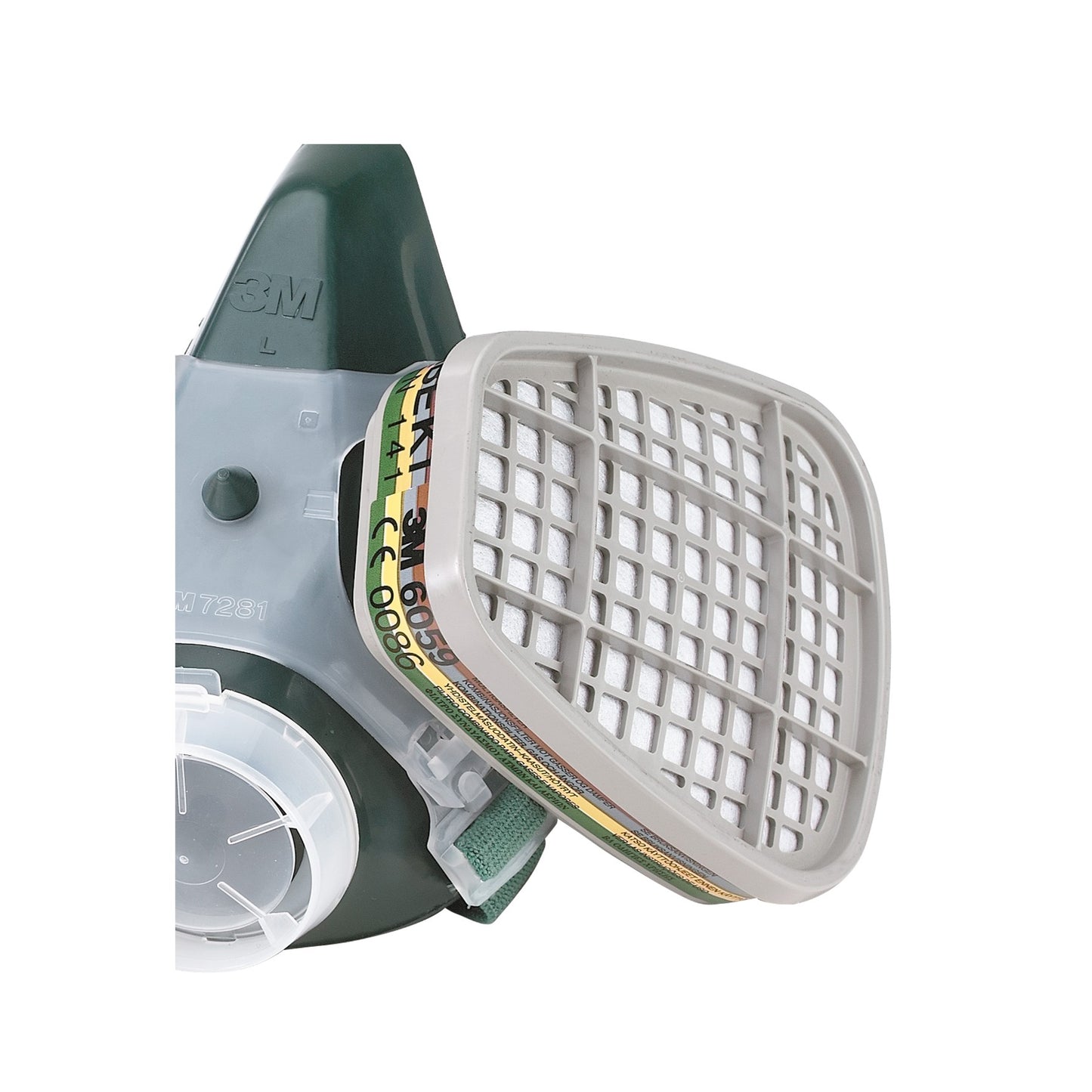 Filtro 3M 6059 per Maschera Serie 6000 e 7000 A1 B1 E1 K1 "CE" 3M Neri Safety