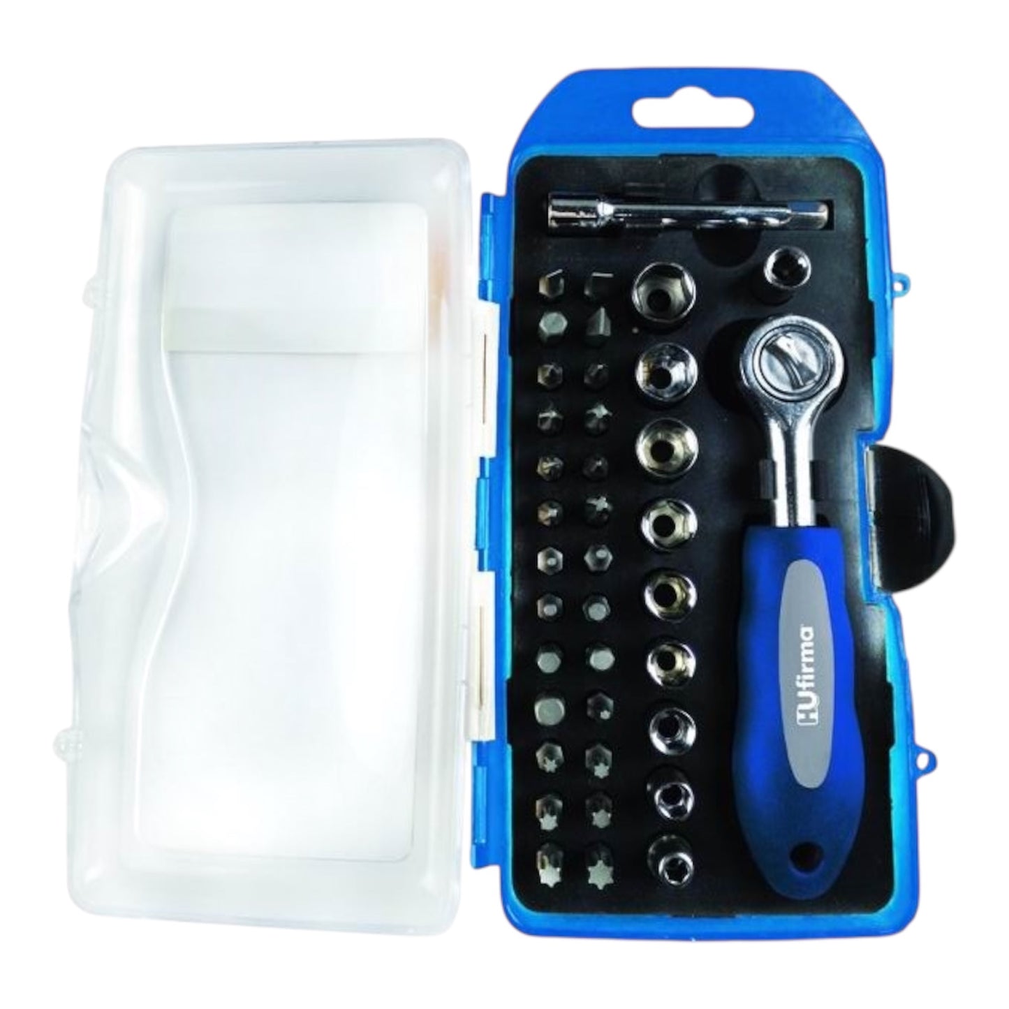 Serie Inserti e Bussole Cromo-Vanadio/Acciaio S2 Set 38 Pezzi HUfirma