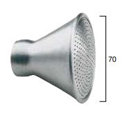 Doccia Soffione In Alluminio Semi Bombato mm.70 Attacco Filettato Femmina d.3/4" Vissmark