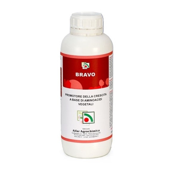 Bravo Lt.1 Concime Promotore della Crescita a Base di Aminoacidi Vegetali Aifar