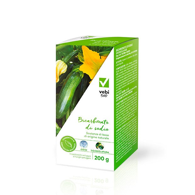 Bicarbonato di Sodio gr.200 Sostanza di Base di Origine Naturale Vebi