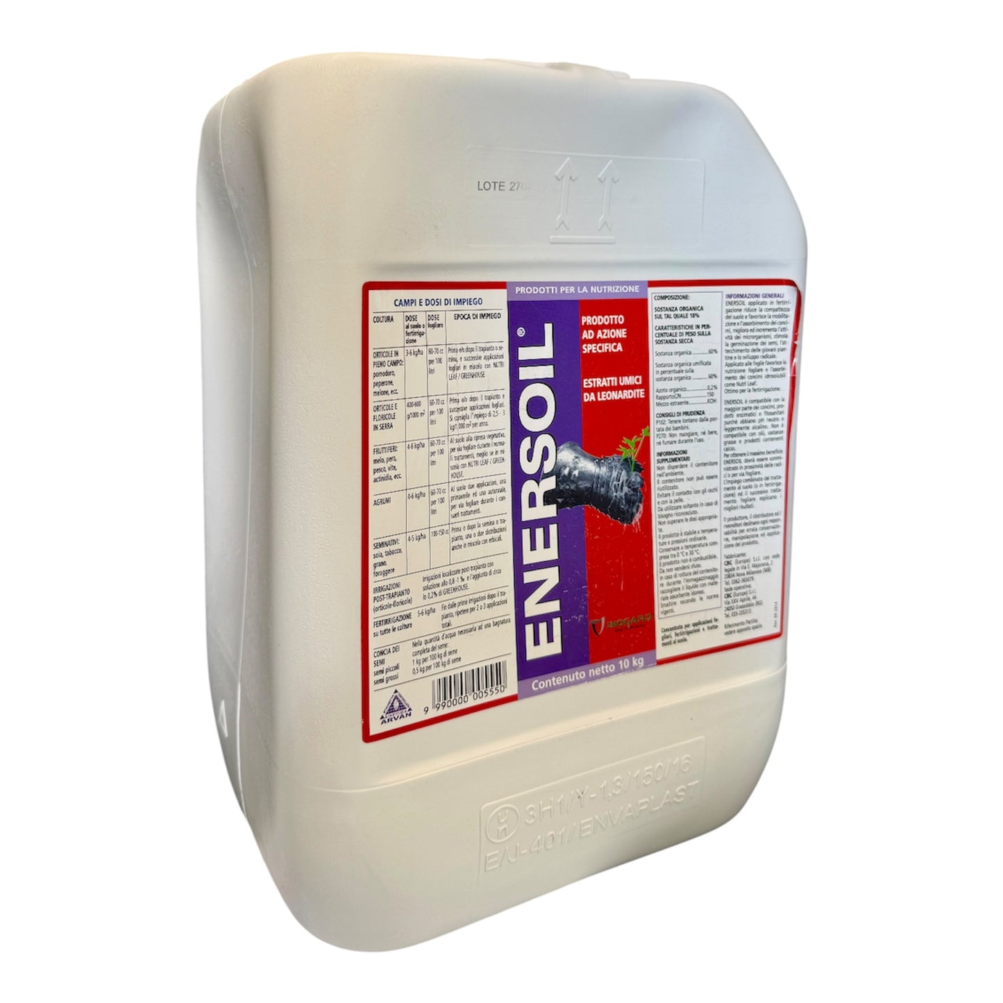 Enersoil Kg 10 Estratti Umici da Leonardite Biogard