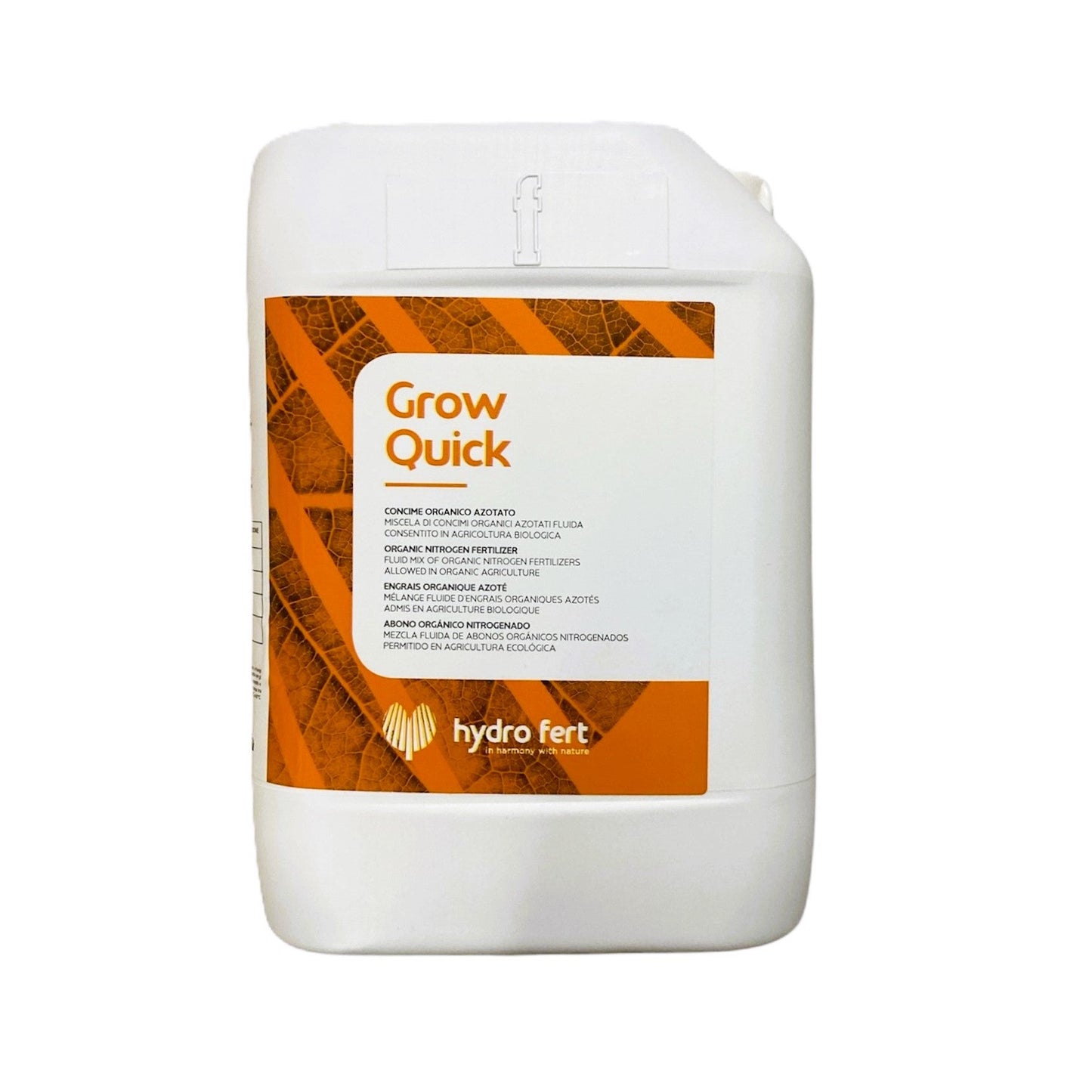 Grow Quick Lt 5 Concime Organico Azotato Liquido Hydro Fert