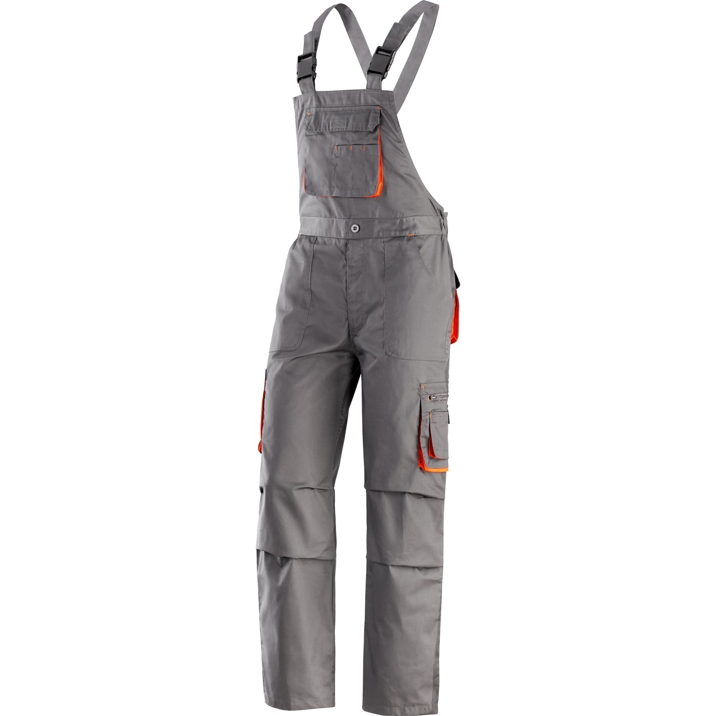 Pantalone con Pettorina WILLIS in Tessuto Neri Safety