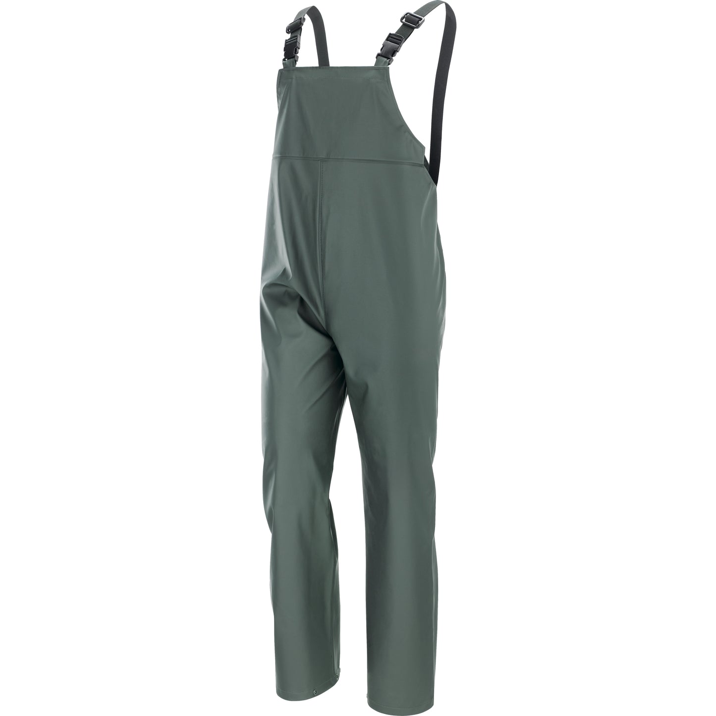 Pantalone con Pettorina IGAUZU’ in PVC/PU con Supporto 100% Poliestere Neri Safety