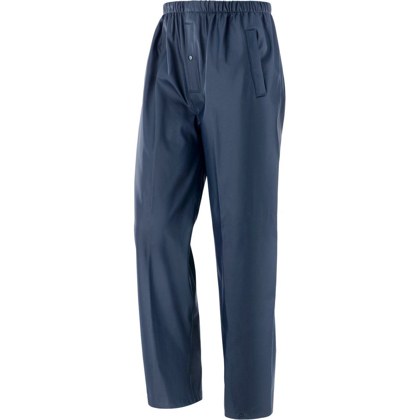 Completo IGUAZU’ Giacca e Pantalone in PVC/PU con Supporto 100% Poliestere Blu Neri Safety