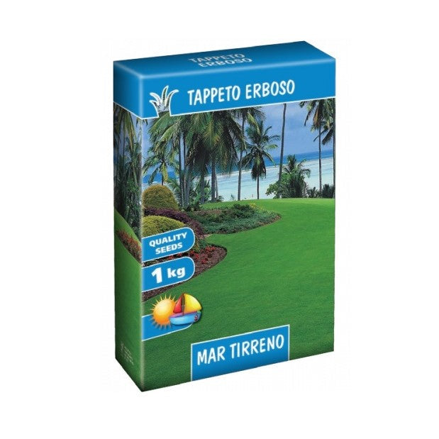 Mar Tirreno Sementi Miscuglio Prato Kg.1 Tappeto Erboso
