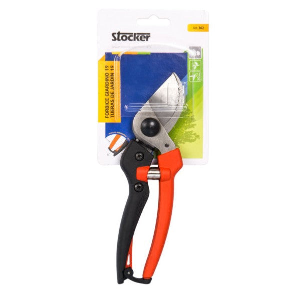 Forbice Giardino Bypass 19 con Lame Cromate Stocker