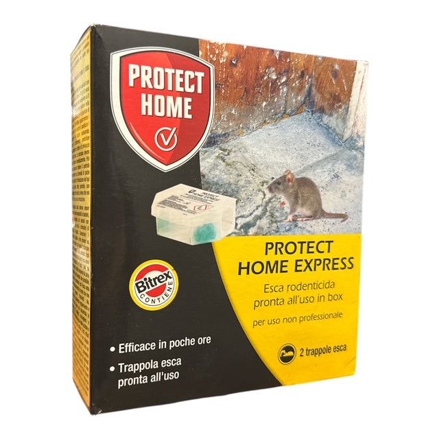 Protect Home Express Esca Rodenticida in Box cf.2 Trappole SBM
