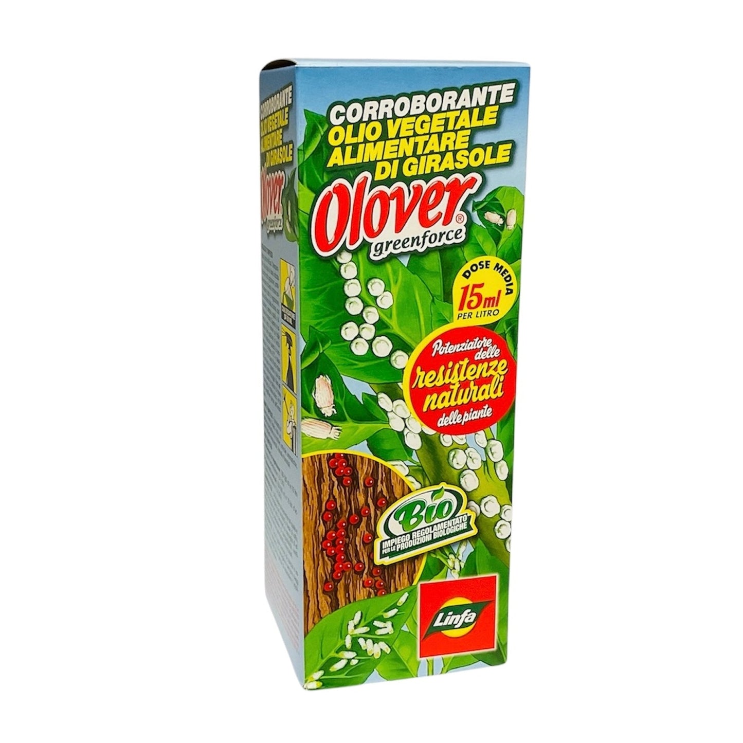 Olover Greenforce ml.250 Corroborante a Base di Olio Vegetale Alimentare di Girasole Linfa