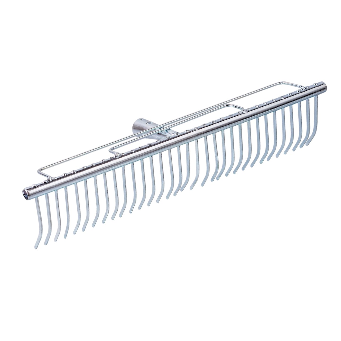 Rastrello per Erba a 32 Denti in Acciaio Cromato Stocker