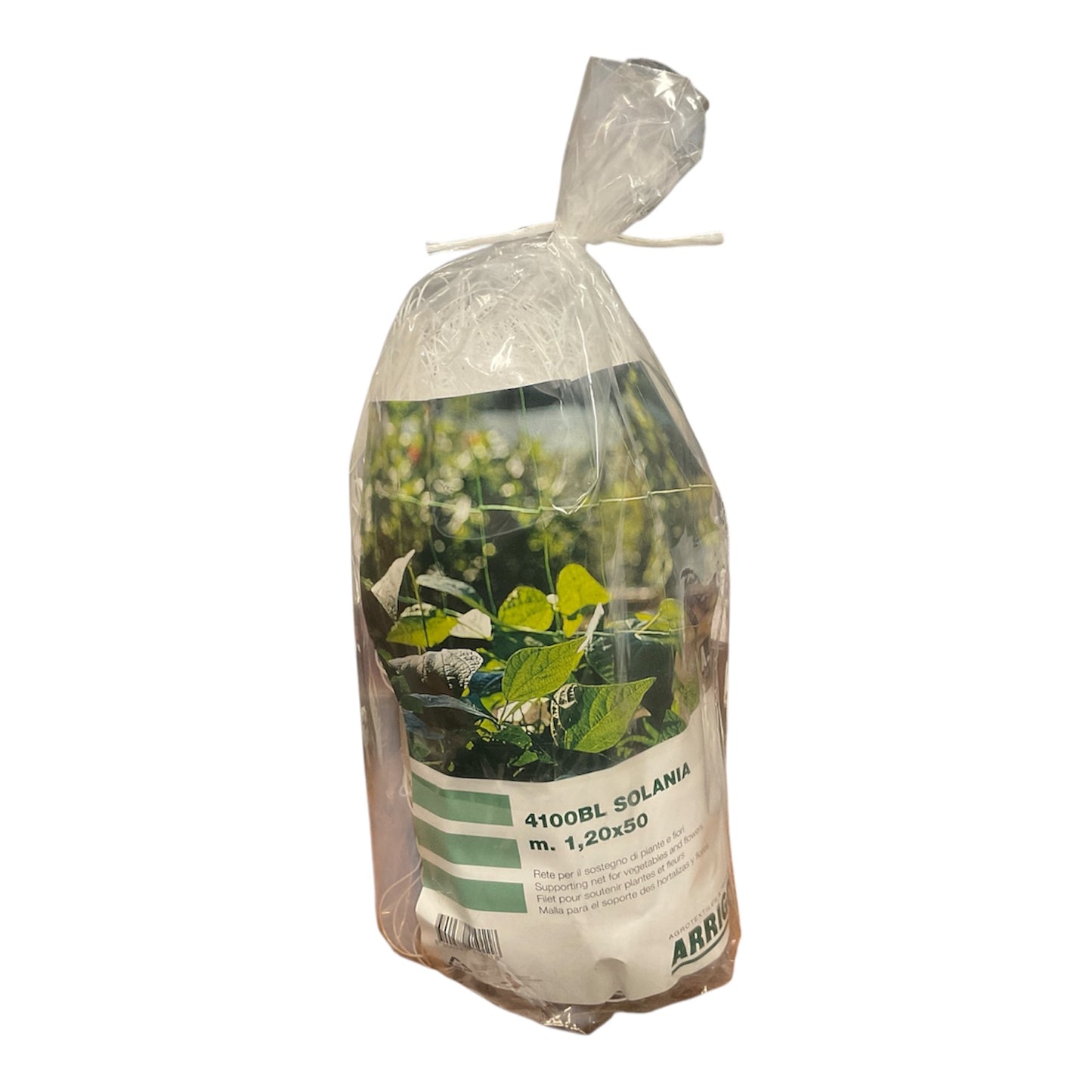 Rete SOLANIA mis.1,20x50 mt. per il Sostegno di Piante e Fiori Arrigoni