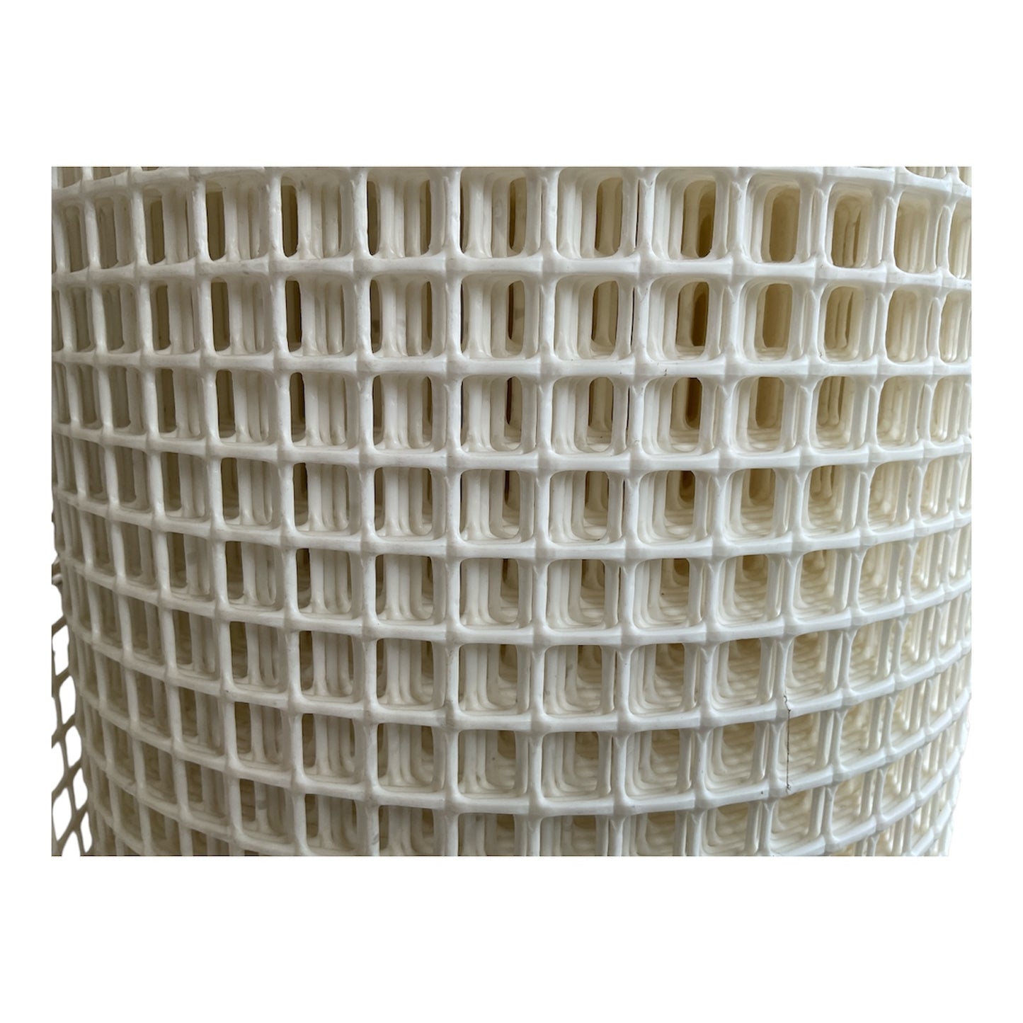 Rete Nasse Quadra 15 Bianco mt.1x25 in Plastica Flessibile Tenax