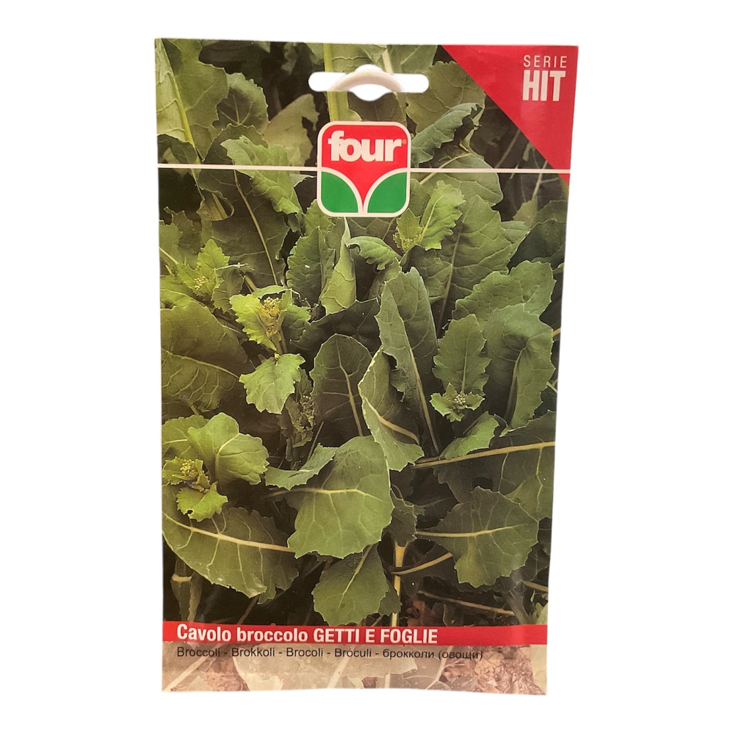 Cavolo Broccolo Getti e Foglie Semi Four