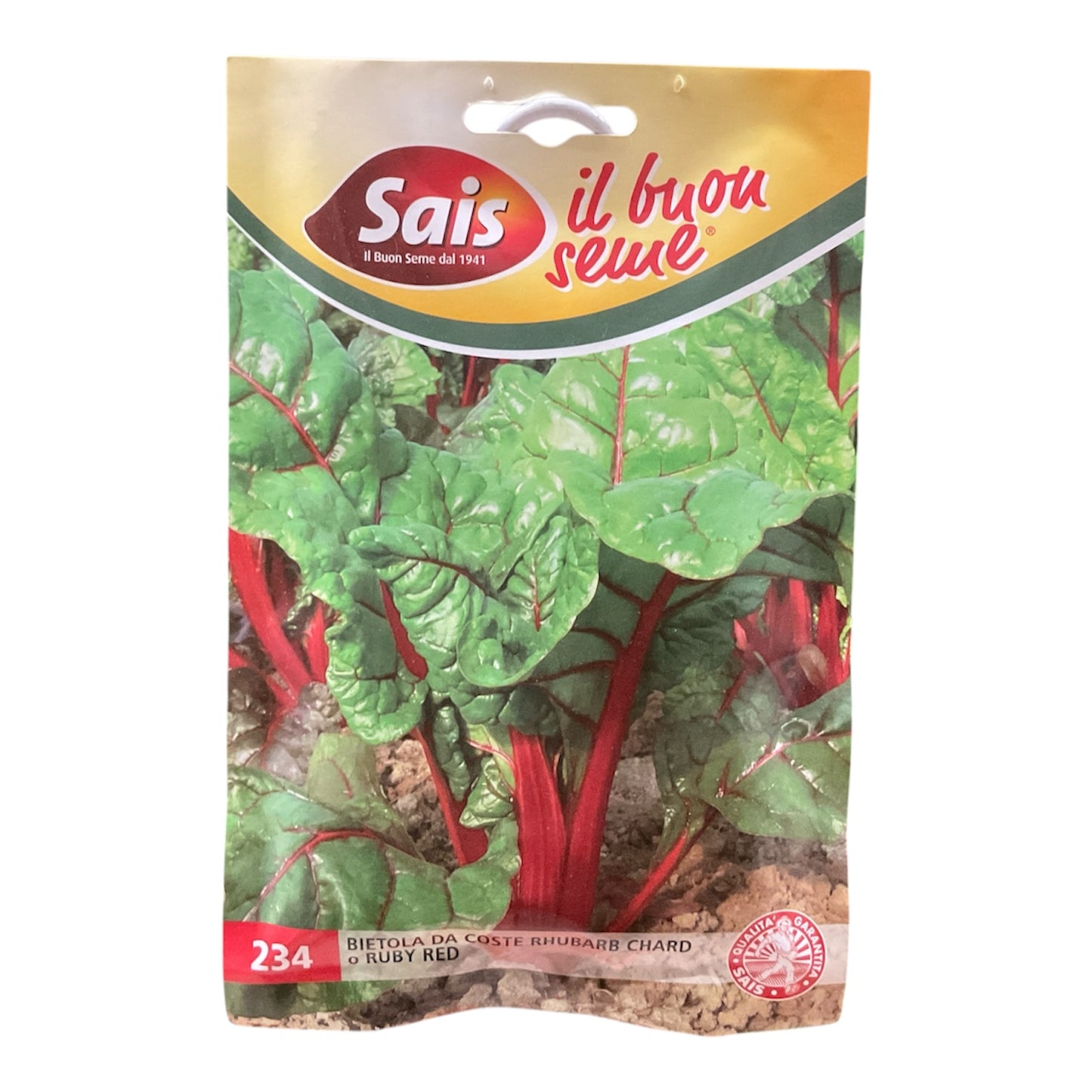 Bietola da Coste Rhubarb Chard o Ruby Red Semi SAIS