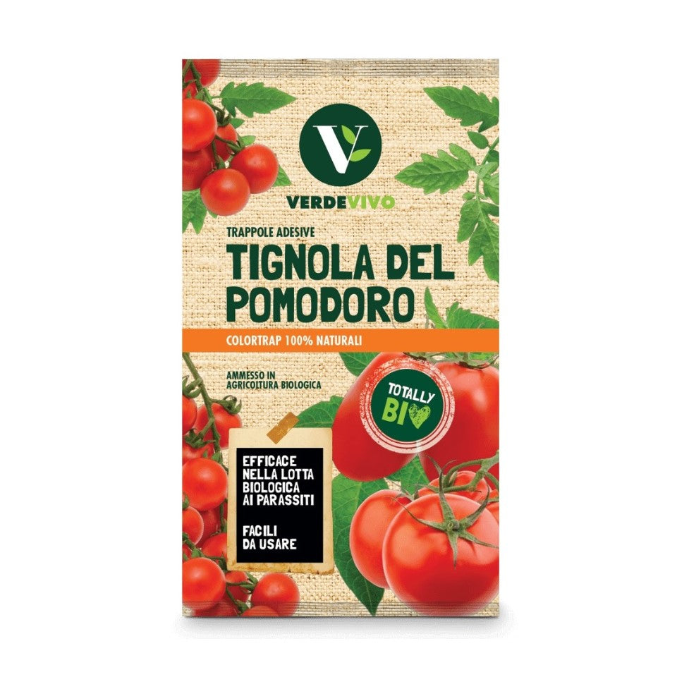 Tignola del Pomodoro Temo-O-Cid Colortrap Plus Trappole Adesive con Feromoni cf.3 Pannelli + 3 FeromoniVerdevivo