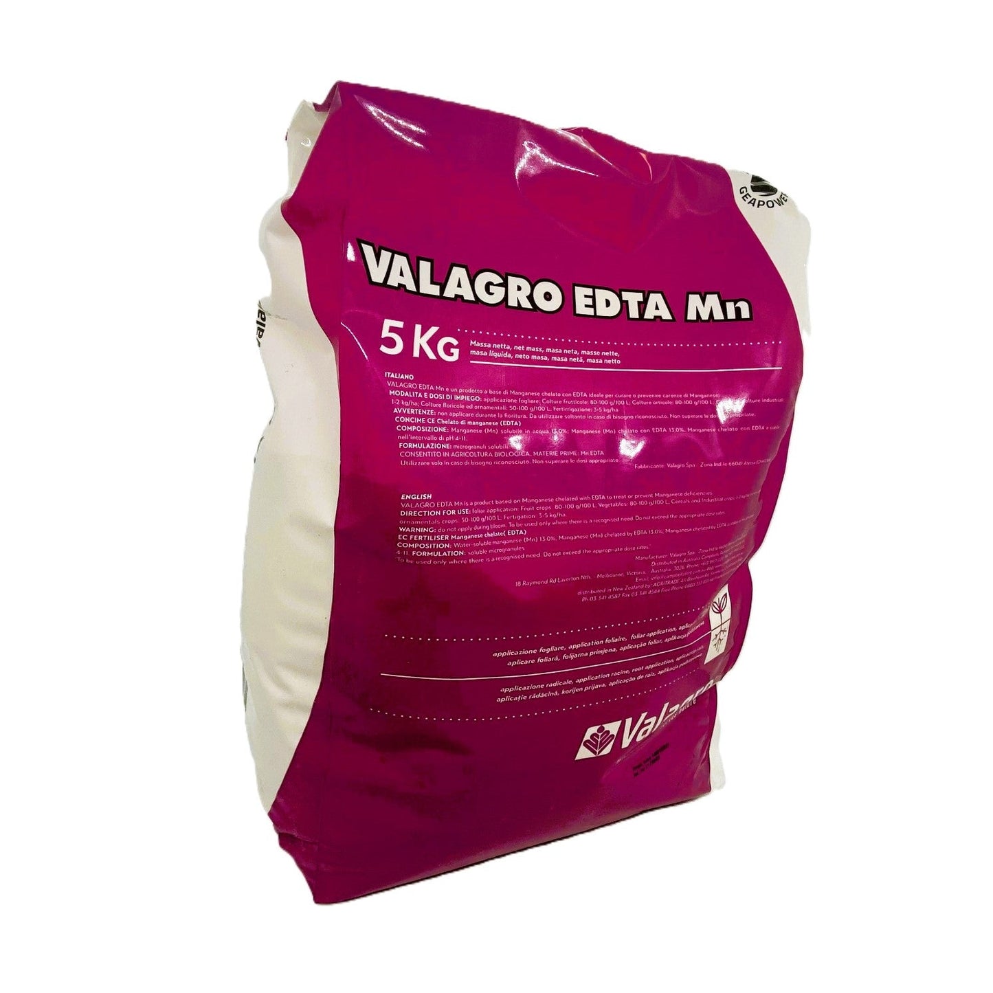 Valagro EDTA Mn Kg 5 Manganese Chelato con EDTA Syngenta