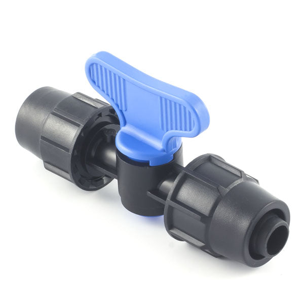 Valvola con Attacchi A Raccordo Pn4 con Ghiera d.16x16 Plast Project