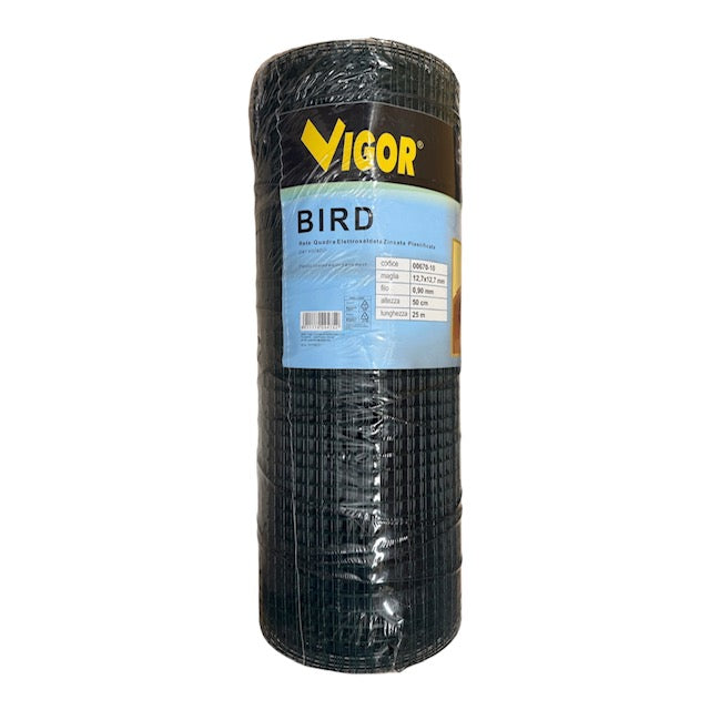 Rete Cavallino BIRD Plastificata Elettrosaldata cm 50x25 mt Vigor