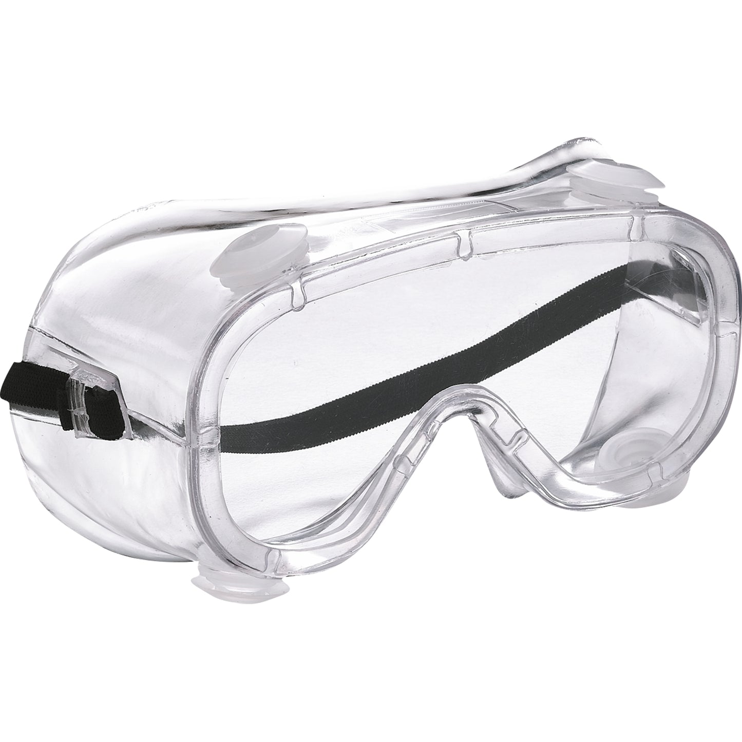 Occhiale a Mascherina in Plastica 102-3 con Fascia Elastica Neri Safety