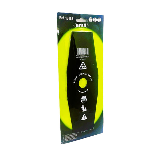 Disco 2 Denti In Acciaio d.250 mm.3 per Decespugliatore Ama