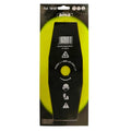 Disco per Erba a 2 Denti Acciaio d.255 mm. 1,4 mm. per Decespugliatore Ama
