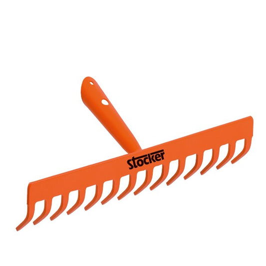 Rastrello a 14 Denti 35 cm In Acciaio Verniciato Stocker