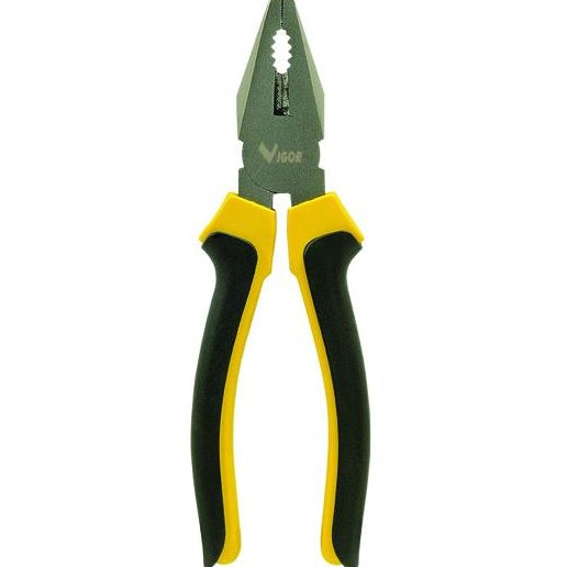 Pinza Universale Carbon-Steel 180 mm Finitura Testa Lucida Vigor