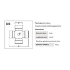 Crociera Cardanica 34.92X106