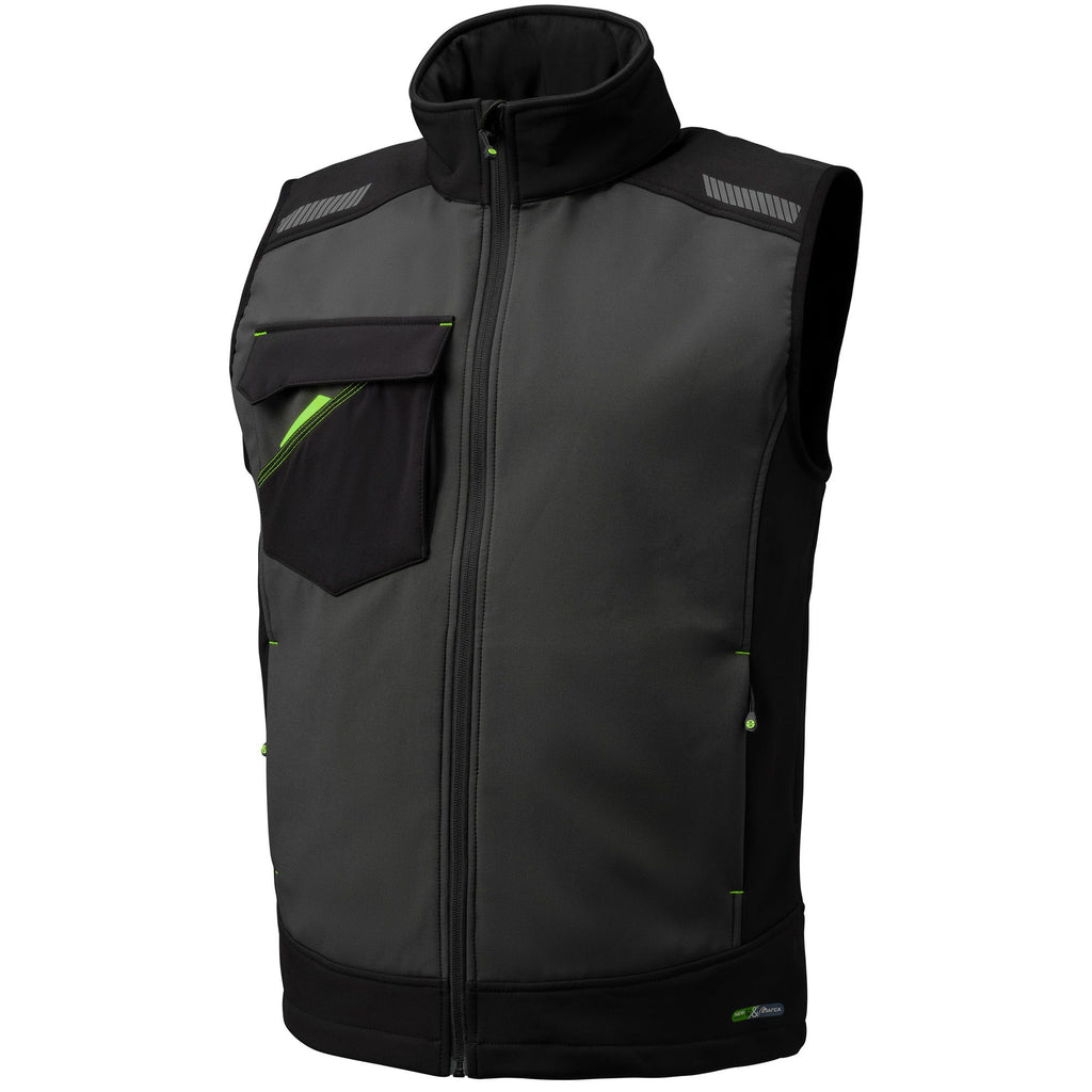Gilet NICE STRETCH Softshell Invernale Grigio/Nero Neri Safety