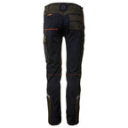 Pantalone NICE Multitasche Bicolore Verde/Nero con Ginocchia Preformate Neri Safety
