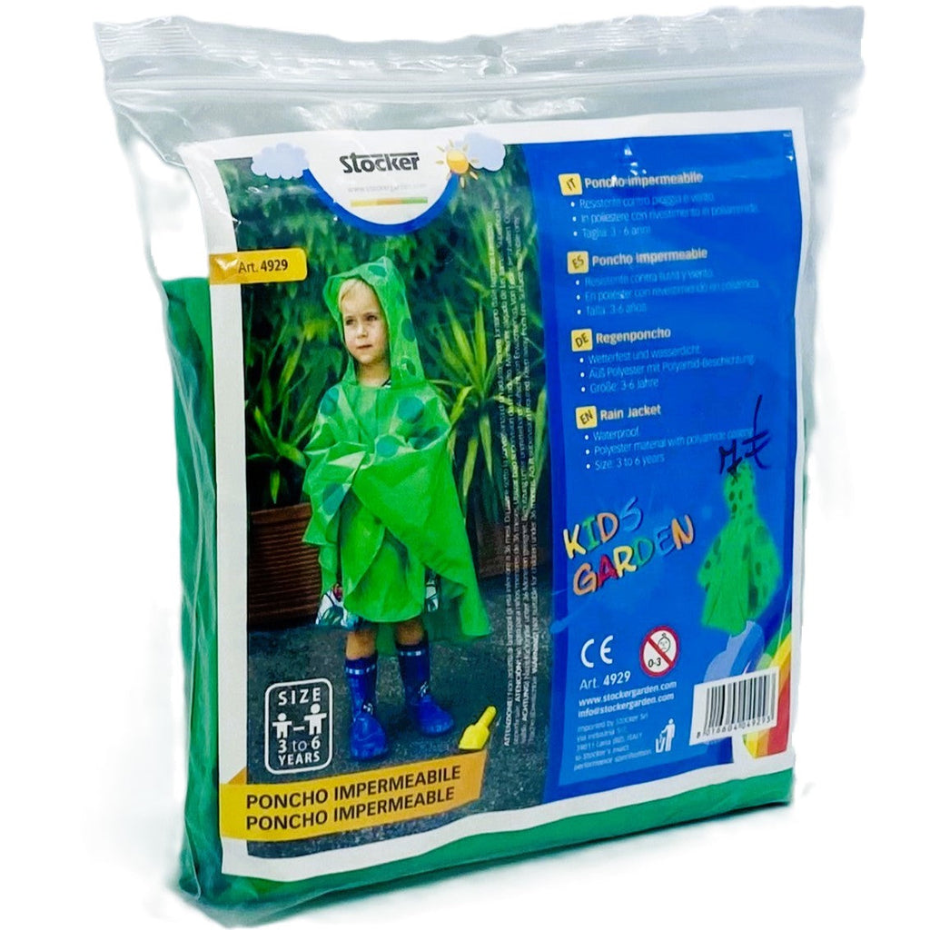 Poncho Impermeabile Kids Garden Taglia 3-6 anni Stocker