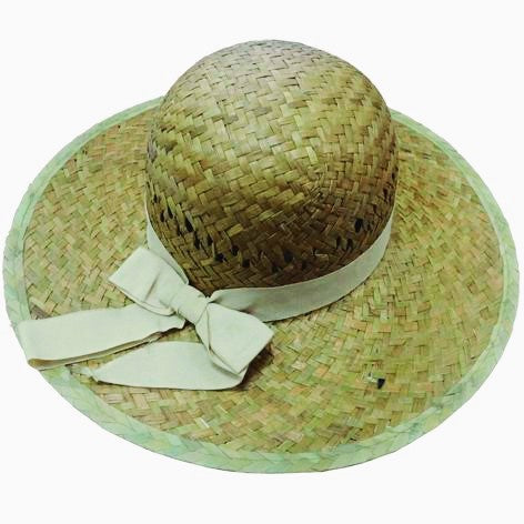 Cappello mod. WANDA in Paglia Naturale 100% con Nastro Vigor