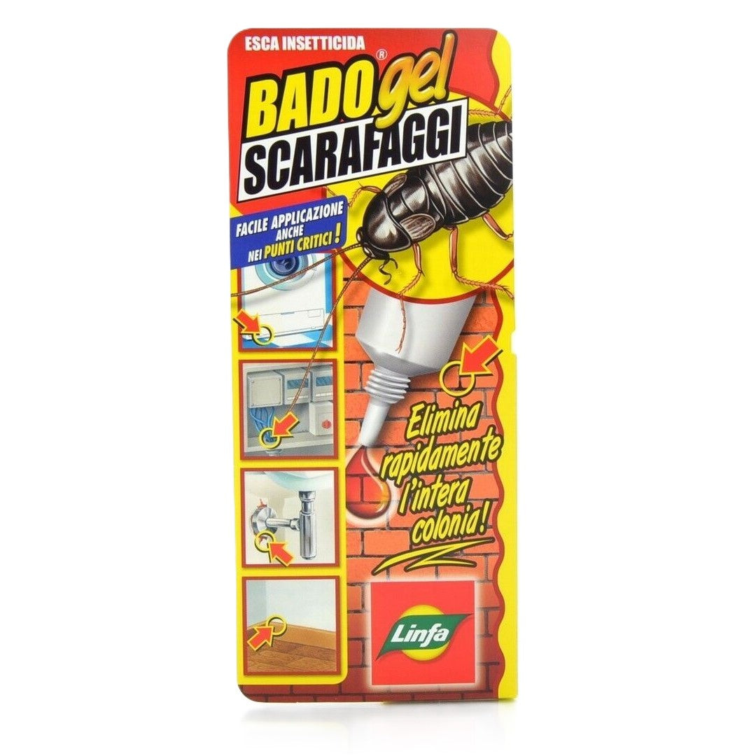 Bado Gel Scarafaggi g 5 Esca Insetticida Elimina Rapidamente L'Intera Colonia Linfa