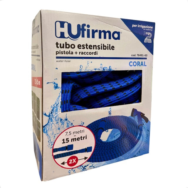 Tubo Estensibile Pistola + Raccordi 7,5-15 m CORAL HUfirma