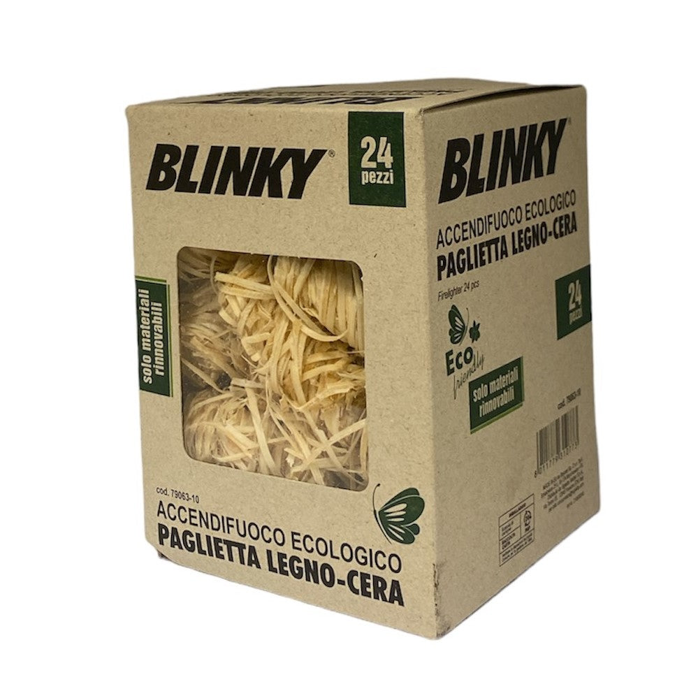 Accendifuoco Paglietta Ecologico Inodore Blinky