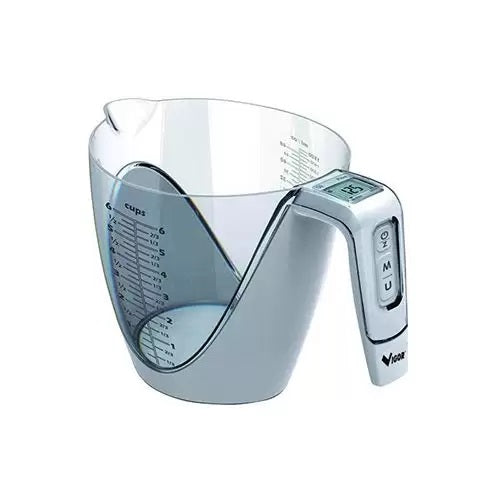 Caraffa Graduata con Bilancia Digitale Misura Contemporaneamente Volume e Peso Blinky