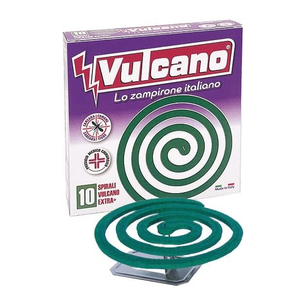 Spirali Vulcano Extra + Zampironi Contro Zanzare cf 10 Spirali Vulcano