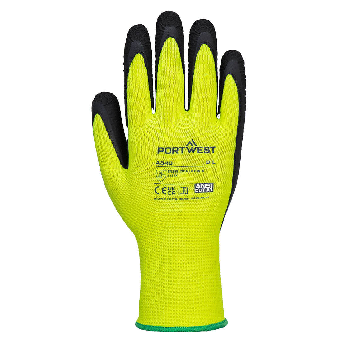 Guanti A340 Grip Hi-Vis Portwest