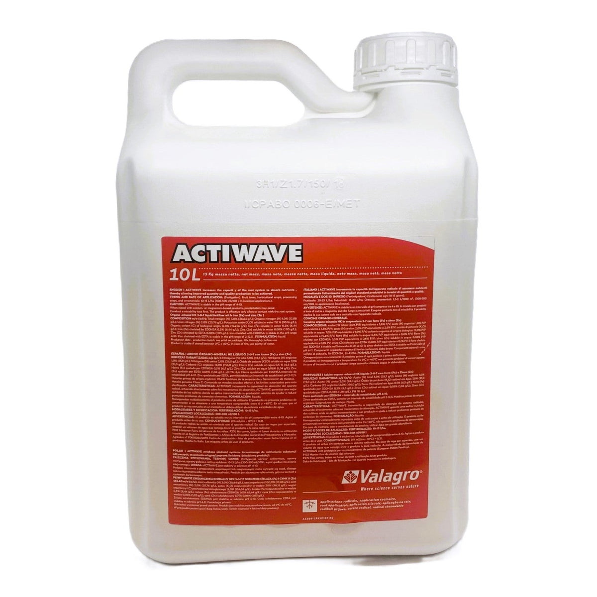 Actiwave Lt 10 Concime Organo-Minerale Liquido NK 3-0-7  Syngenta