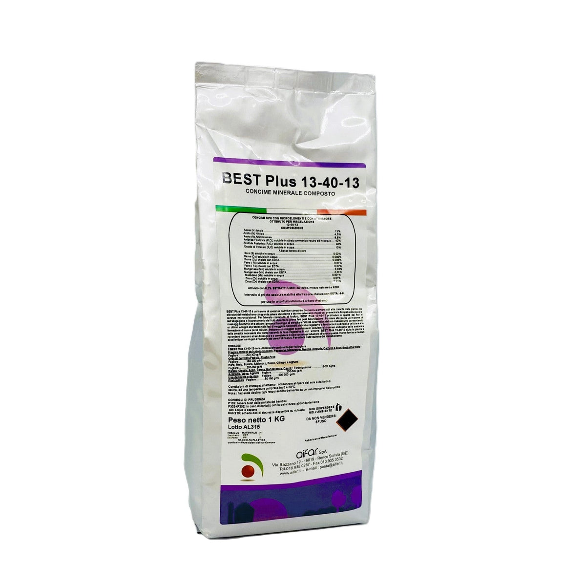 Best Plus 13-40-13 Kg.1 Concime Minerale Composto Aifar