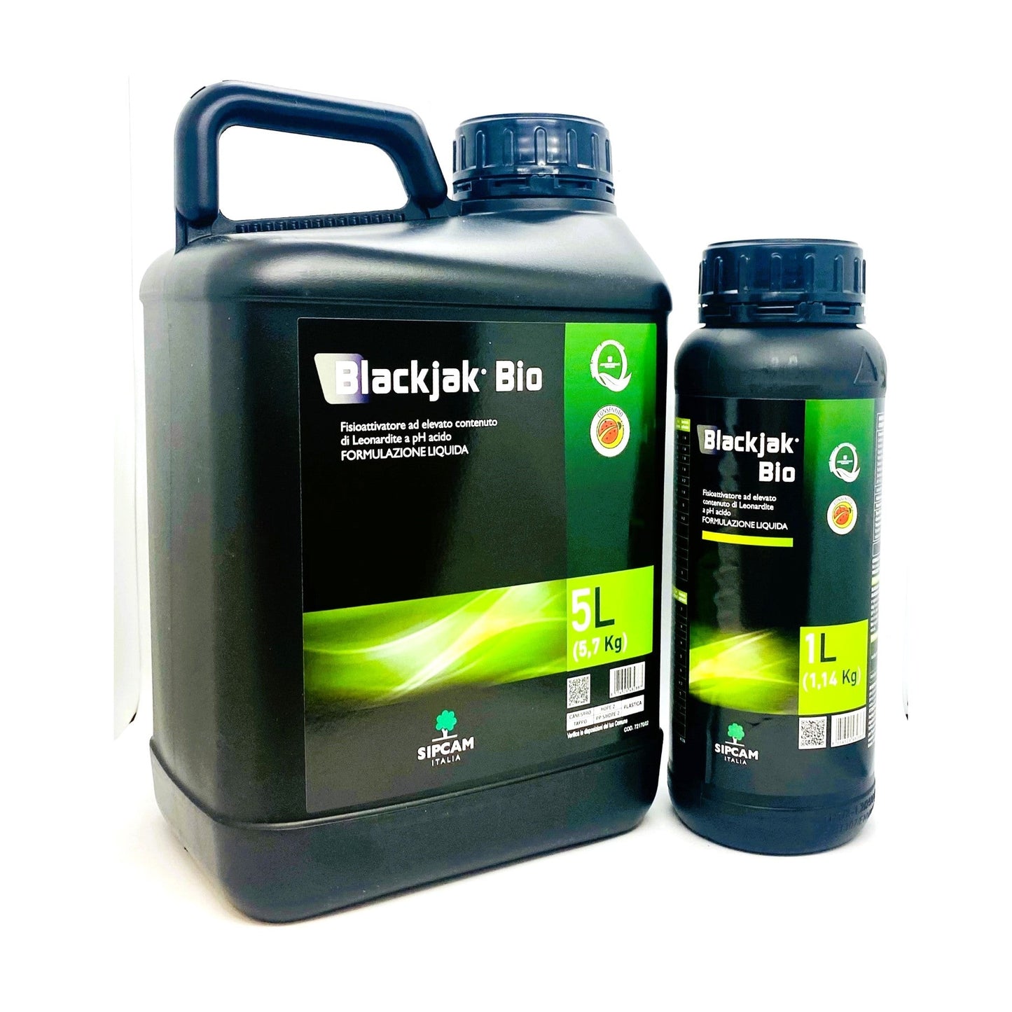 Blackjak Bio Stimolante Biologico Lt.5 Fisioattivatore ad Elevato Contenuto di Leonardite Sipcam