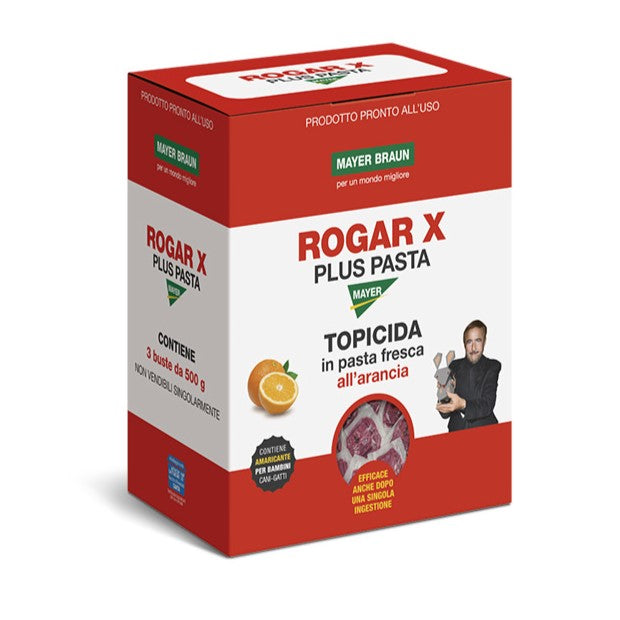 Rogar X Plus Pasta Tris Kg 1,5 Esca Topicida in Pasta Fresca cf.3x500 gr Mayer Braun