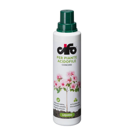 Concime Liquido Acidofile Lt 1 NPK 6-5-8 Mantiene il Corretto Livello Acidità del Terreno Cifo