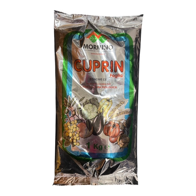 Cuprin Foglia Kg 1 Concime Polvere Bagnabile a Base di Ossicloruro di Rame Mormino