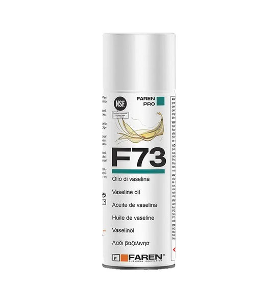 F73 Olio di Vasellina NSF Spray ml.400 Lubrifica Senza Macchiare Faren