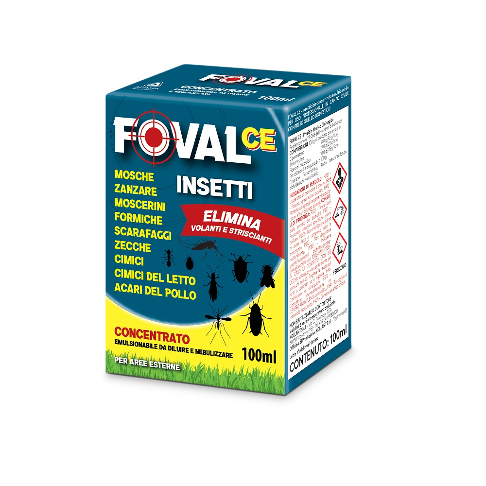 Foval Ce ml.100 Insetticida Azione Abbattente Adama
