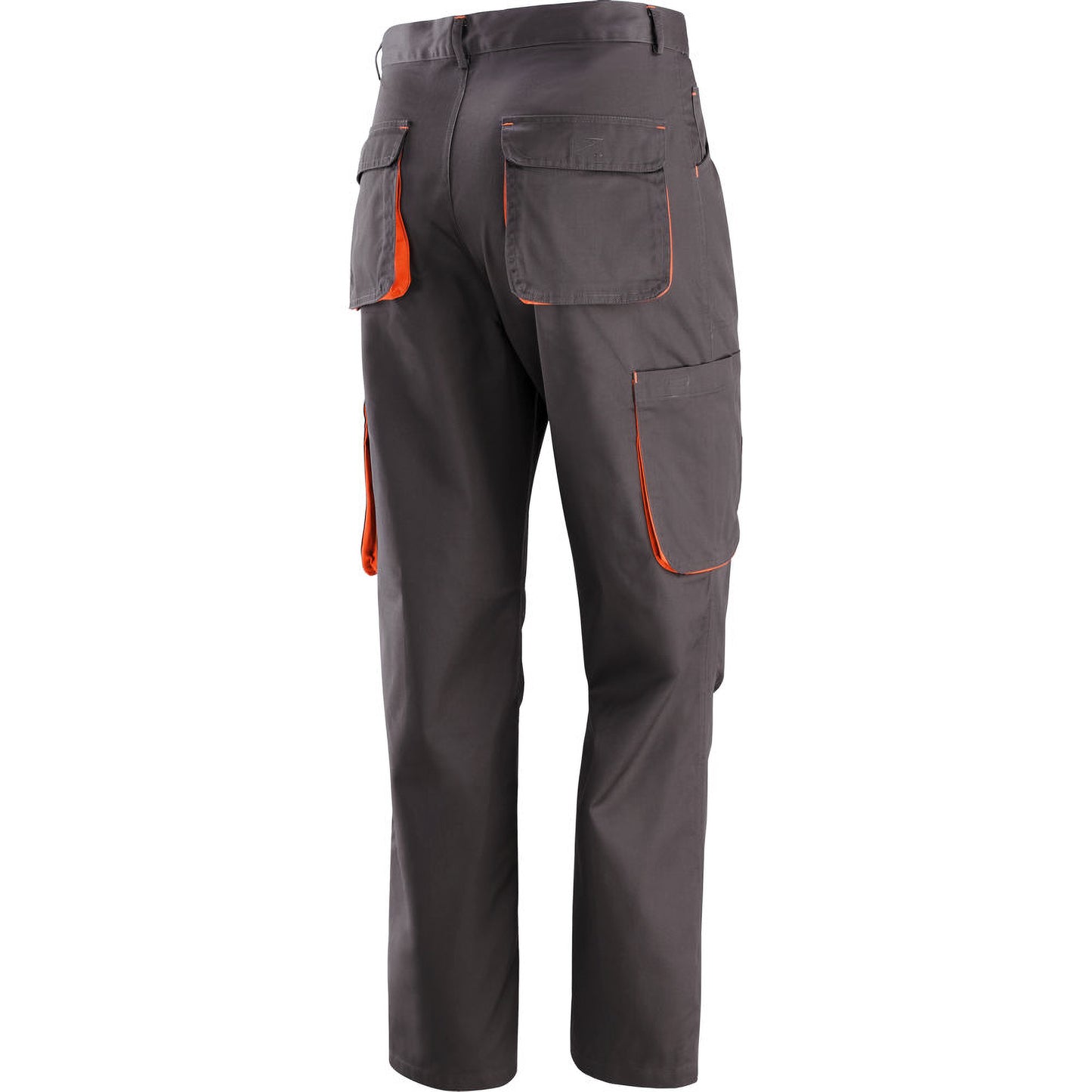 Pantalone WILLIS Multitasche in Tessuto Grigio/Arancio Neri Safety