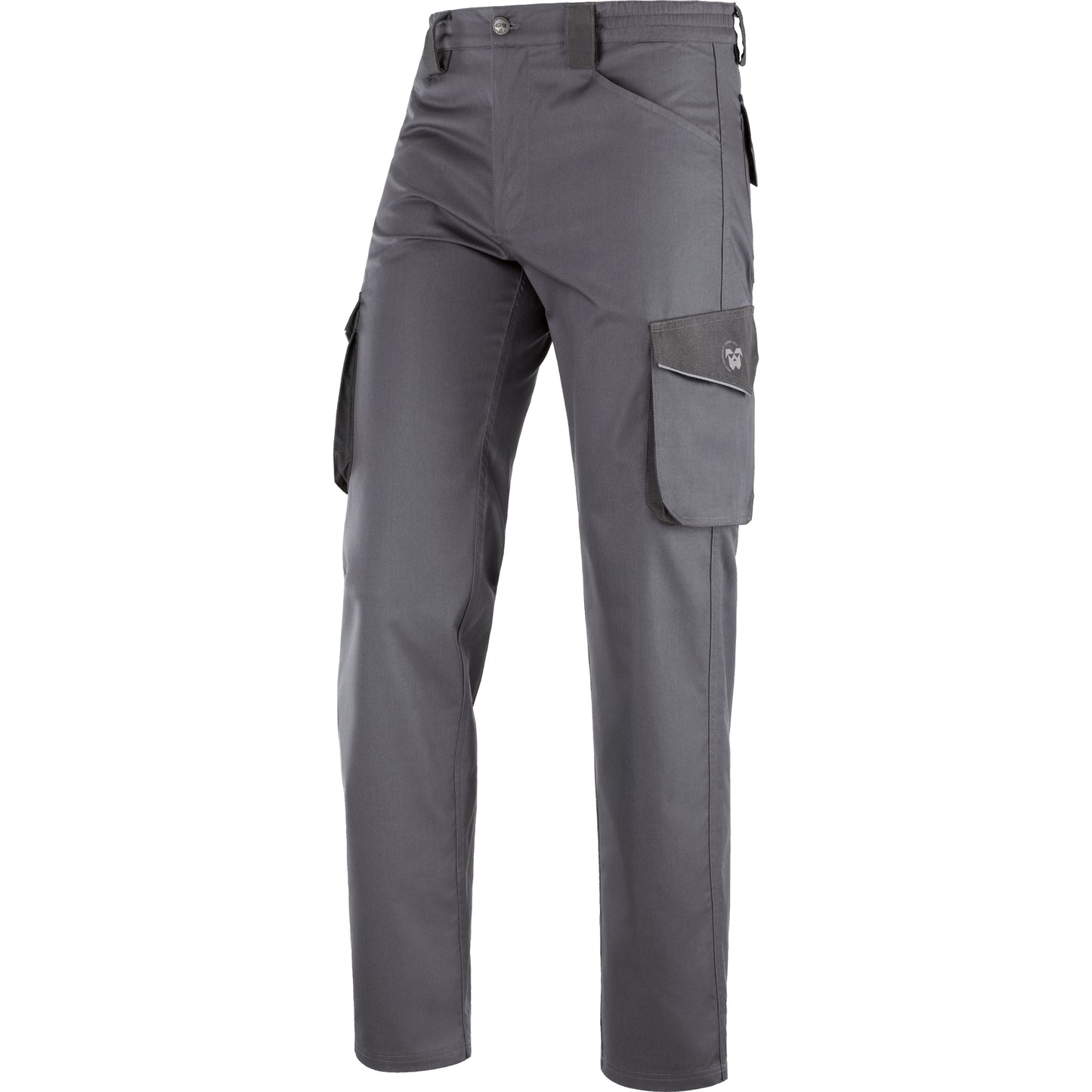Pantalone CONVOY Multitasche in Tessuto Grigio Neri Safety