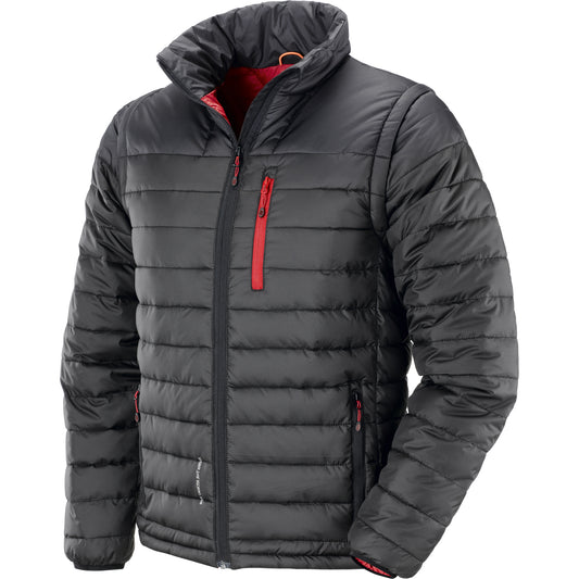 Giubbino BRIG Imbottito in Poliestere/PU Bordeaux/Nero Neri Safety